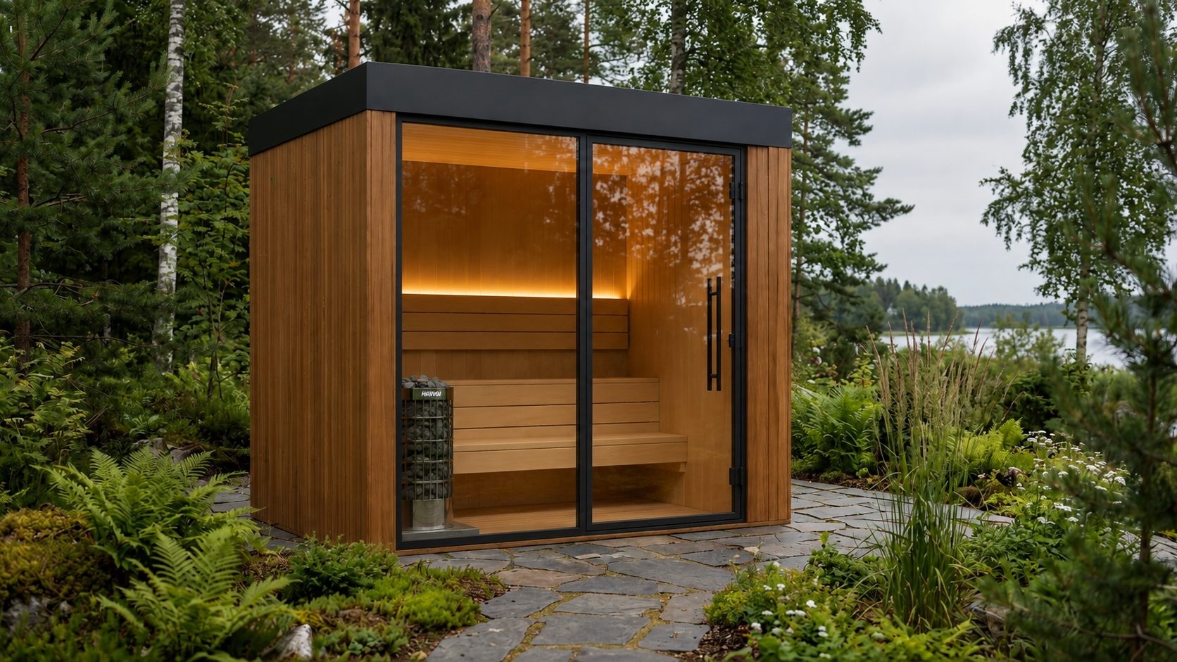 The Kemi in a wooded garden setting