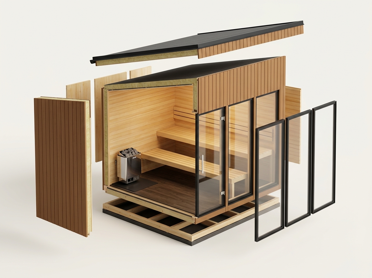 Sustainable Saunas - Panoramic View